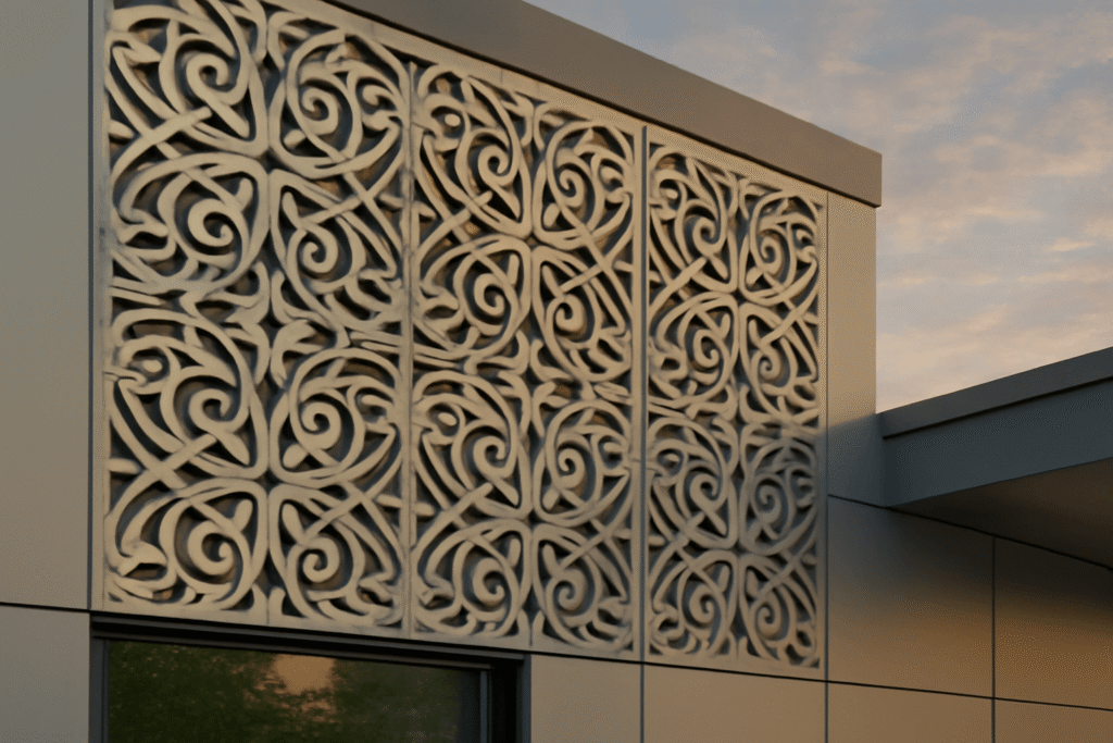 ACP CNC Design Facade Work