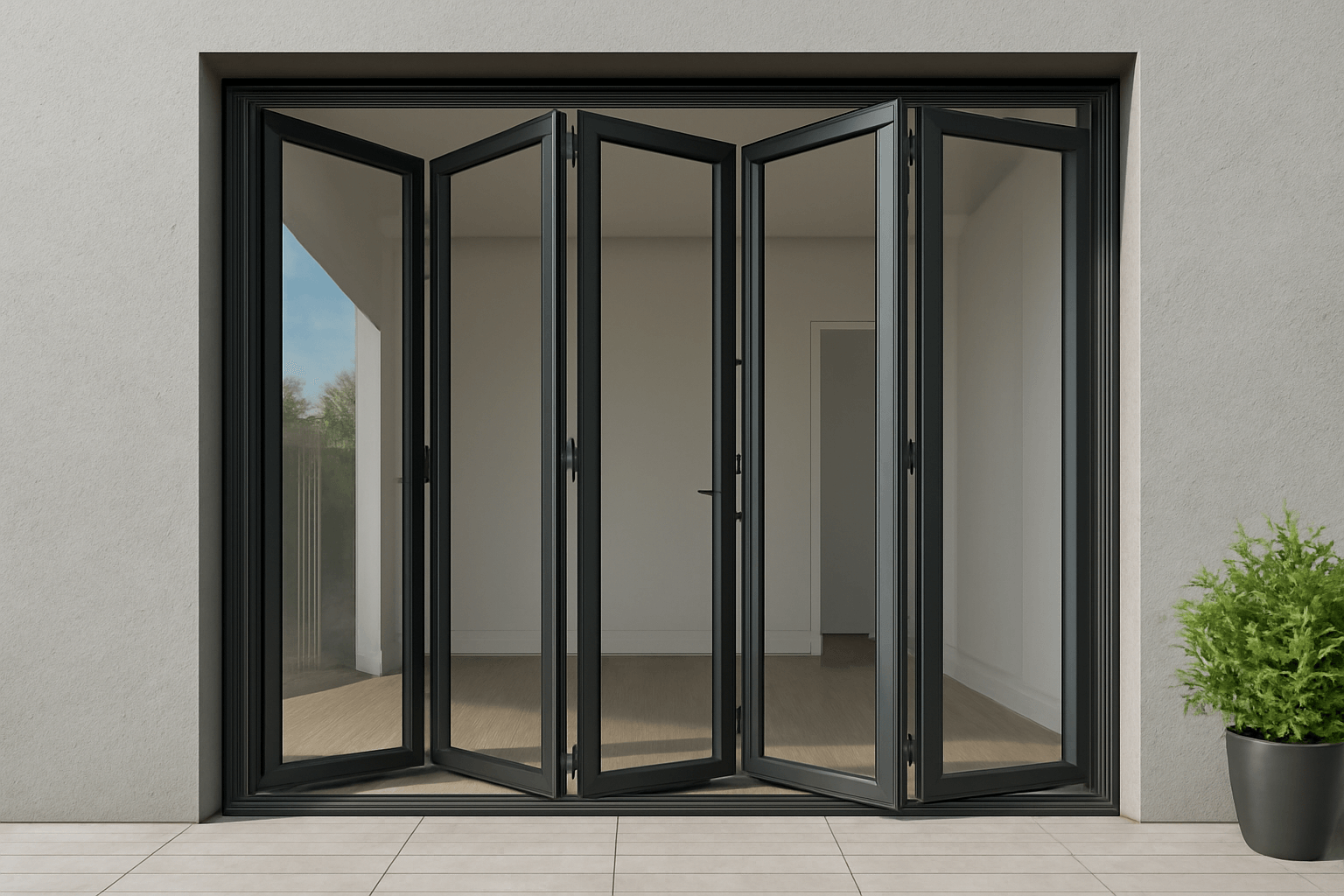 Aluminium Folding Door/Bi-Fold