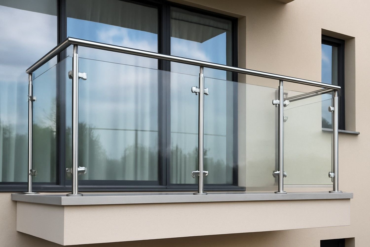 Stainless steel & Glass railing