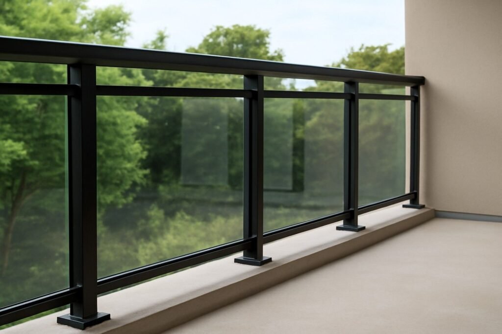 Metal & Glass railing